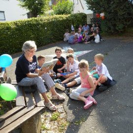 Lesepaten in der Pause