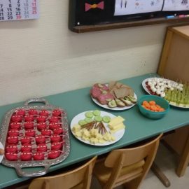 Gesundes Frühstück in der 1b