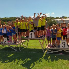 Grundschule Eisingen-Waldbrunn belegt beim Kreissportfest den 1.Platz Grundschule Eisingen-Waldbrunn belegt beim Kreissportfest den 1.Platz