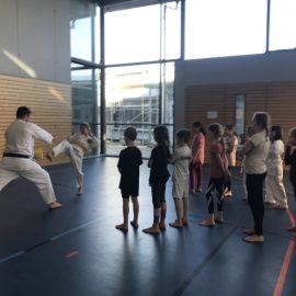 Sport (Klasse 3a) – Schnupperstunde im Teakwon-Do
