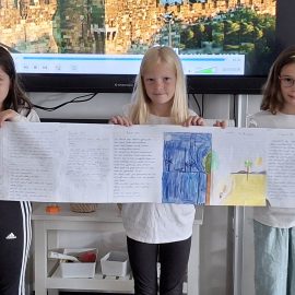 Religonsunterricht: Gestaltung einer Schriftrolle