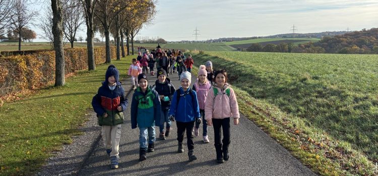 Wandertag der Klassen 1a und 1d zum Feuerwehrspielplatz in Waldbrunn Wandertag der Klassen 1a und 1d zum Feuerwehrspielplatz in Waldbrunn
